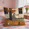 SSam Toft Art Retro Cushion Cover Square Short Plush Pillow Case Living Room Sofa Home Decor Funda X