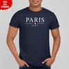 Mens Cotton T Shirt Mens Womens Tees Top Paris Printed Short Sleeve Crew Neck Regular Fit Tee Tops