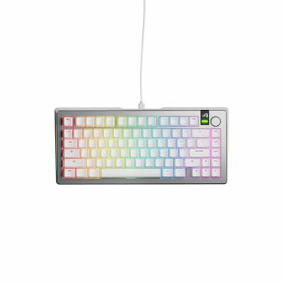 Glorious GMMK 3 PRO Předkompilovaná drátová mechanická klávesnice s US/English rozložením, stříbrná, KB0830 75% - GLO-KB-GMMK3-PRO-75-PB-FOX-W-SIL-US
