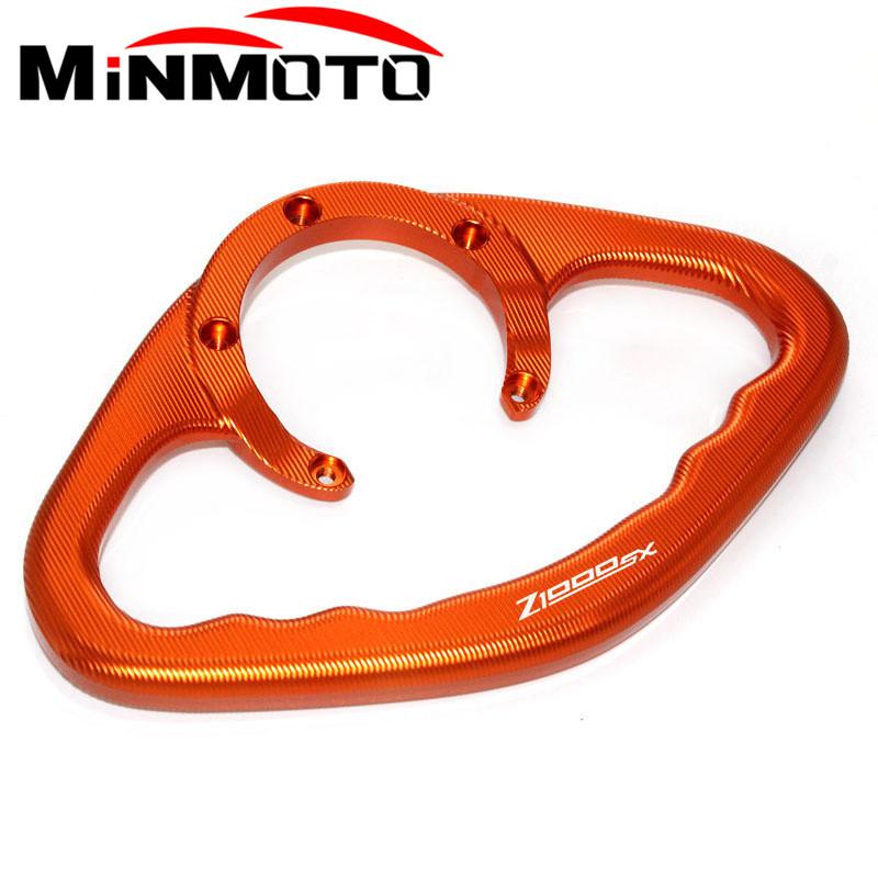 

Для мотоцикла KAWASAKI Z1000SX с ЧПУ пассажирская ручка топливного бака, поручень, ручка подлокотника с логотипом Z1000SX оранжевый