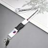 Performance Logo Lanyard Nylon Printing Emblem Key Strap Holder&Staff ID Cards For BMW M Performance E90 E60 E46 Accessories