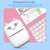 Portable Mini Thermal Printer Photo Pocket Photo Printer Phone Wireless Printing With  1Roll Paper