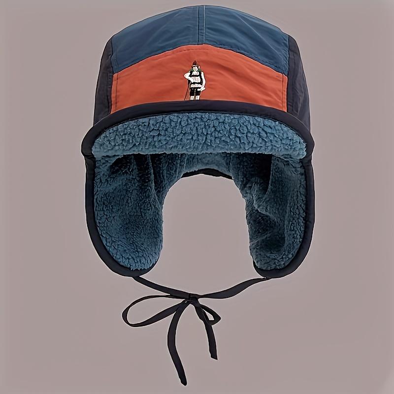 Bonnet d'hiver pour femme doublé polaire. Cordon de serrage réglable, léger et chaud pour le temps froid, la neige et le cyclisme. Lavage à la main seulement.