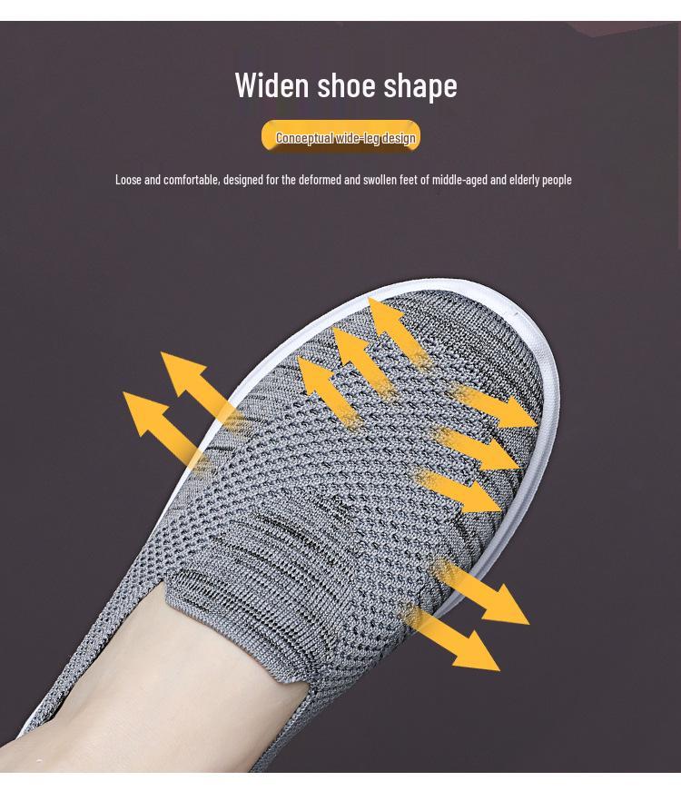 Women's Comfortable Old Beijing Cloth Shoes, Spring 2026 Arrival - Breathable Soft Sole for Seniors