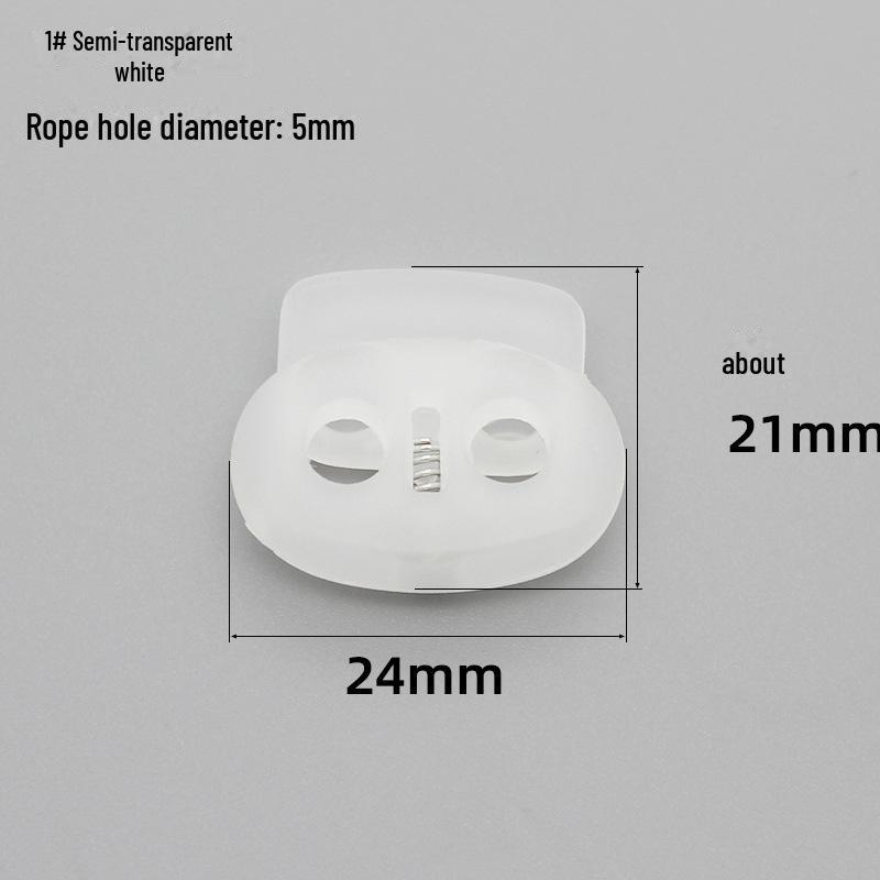 Snur elastic pentru copii, cataramă pentru nas de porc cu două găuri pentru jachete, pantofi și pălării