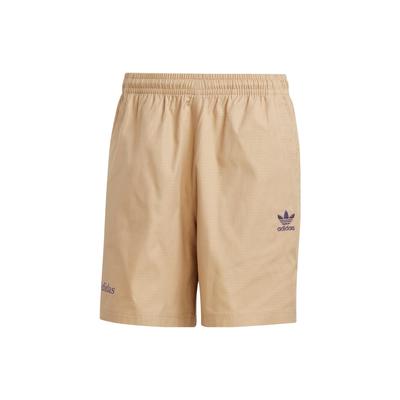 Originais Trefoil Shorts de Algodão Masculinos Parte Inferior Castanho Mágico Claro IT8176