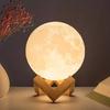 Lampe Planète DIY 8 cm Lune Galaxie Veilleuse Peinture Artistique Graffiti Cadeau Anniversaire Décoration Chambre Salon (Résister)