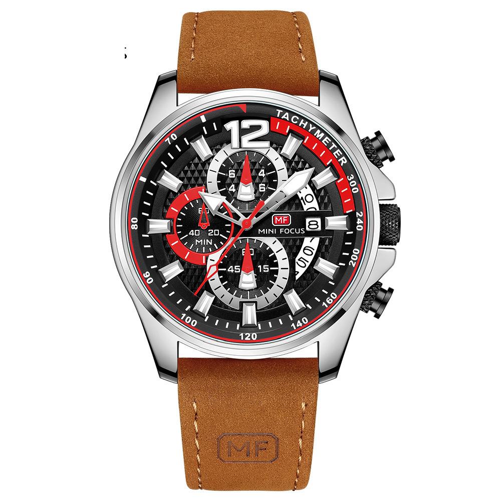 

Часы Модные мужские часы для активного отдыха Многофункциональные спортивные водонепроницаемые мужские часы Crazy Horse Belt Watch