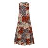 ZANZEA Women Casual O-neck Sleeveless Summer Print Tank Dress