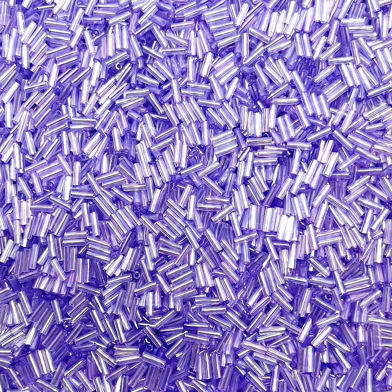 New 2*6.5mm 400pcs/lot Czech Cylindrical Glass Bugle Beads European Seed Long Tube Two Hole Loose Beads for Jewelry Making