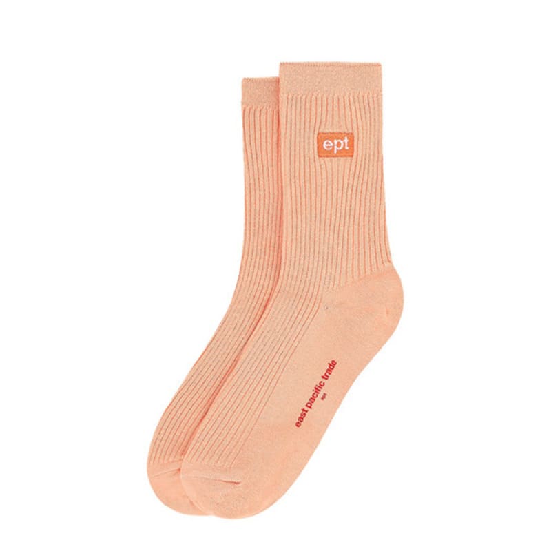 EPT BOX LOGO SOCKS (CORAL)