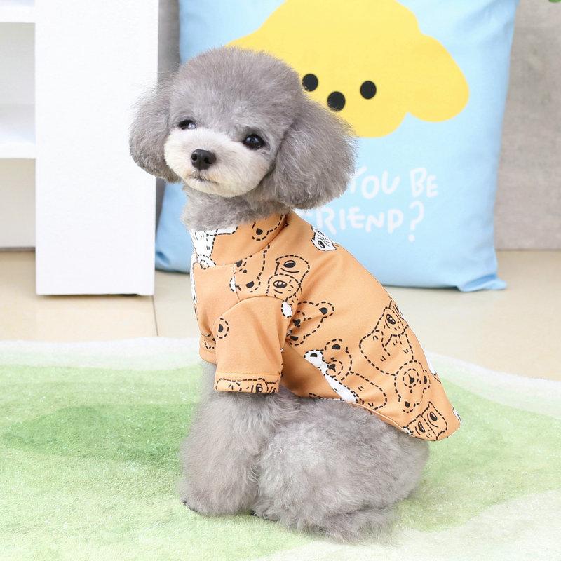 2024 New Spring and Summer Pet T-shirt Dog Clothes Dog Clothes Autumn Cute Clothing.