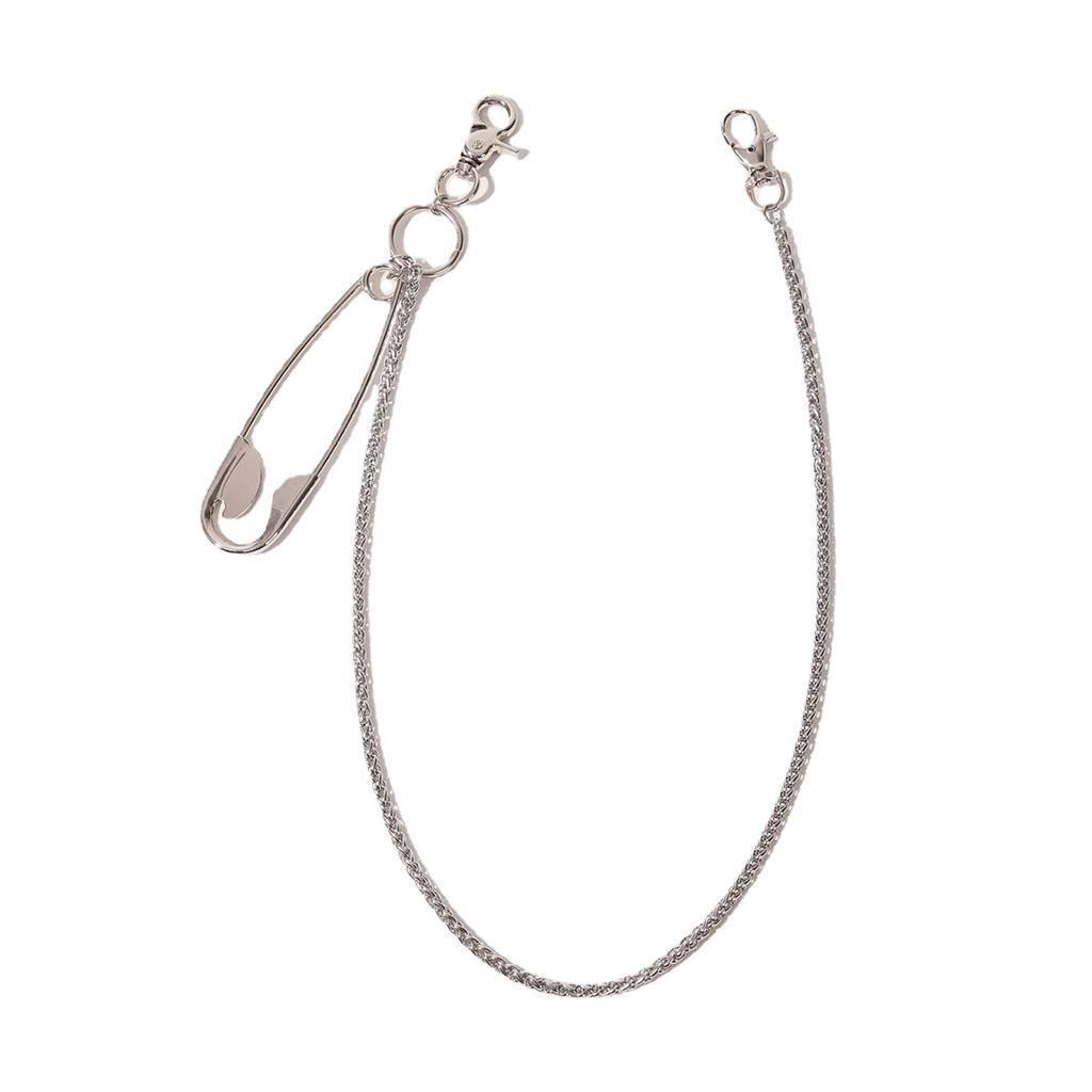 New Women's Big Pin Stainless Steel Pants Chain Ins Style Women's Hip-hop Punk Metal Waist Chain