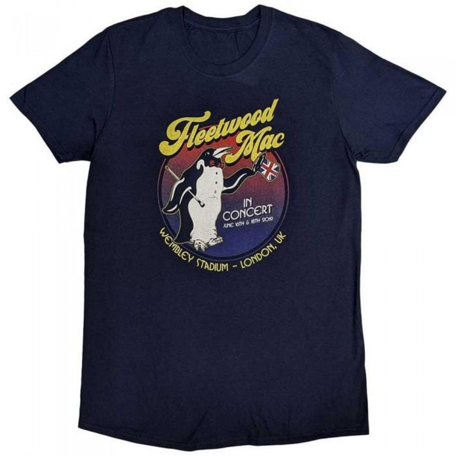 Fleetwood Mac Unisex Adult Wembley 2019 Cotton T-Shirt S чёрный