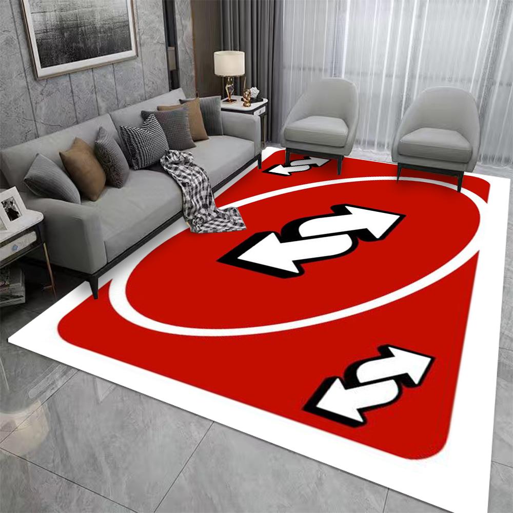 Uno Carpet Cartoon Living Room Bedroom Kitchen Sofa Table Balcony Rug Non-slip Washable Mat Exquisite Home Ornaments