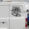 Car Sticker Creative Compass Anchor Waterproof Vinyl Decal For RV Car Truck Caravan Motorhome Exterior Styling Decor Accessories