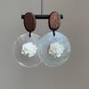 Elegant Retro Wooden Mother-of-Pearl Tassel Earrings - Unique, Versatile Vacation Style Accessories