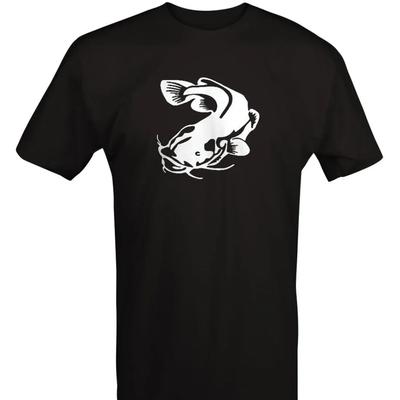 Fishing Catfish Boating - T Shirt New 100% Cotton Short Sleeve O-Neck T-shirt Casual Mens Top - Men's Summer Cotton Graphic Tee