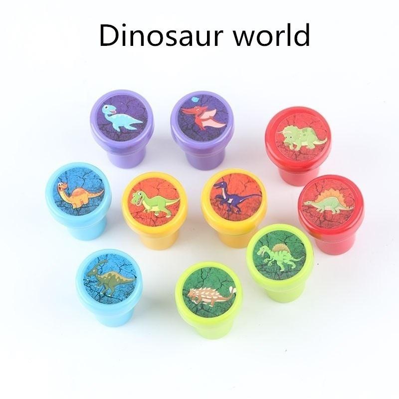 10 SZT Pieczątki Gumowe Samotuszujące Materiały na Imprezę Prezent na Urodziny Boże Narodzenie Zabawki Prezent dla Chłopca Dziewczynki