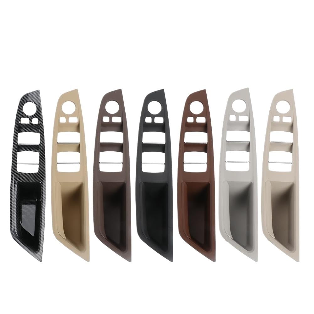 Front Inner Door Handle Interior Door Panel Driver Switch Frame Storage Box Cover Fits