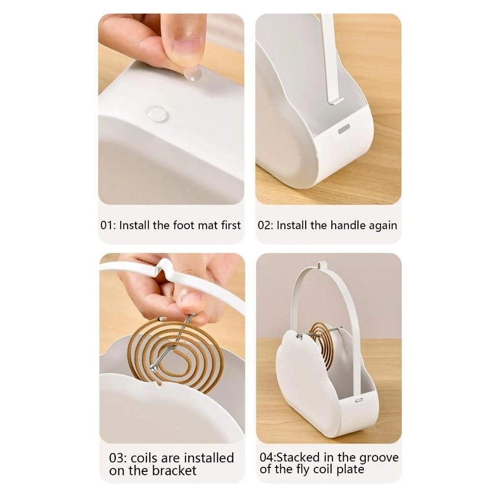 Cloud-Shaped Mosquito Coil Holder Wall Mounted Hanging Incense Coil Holder  Household