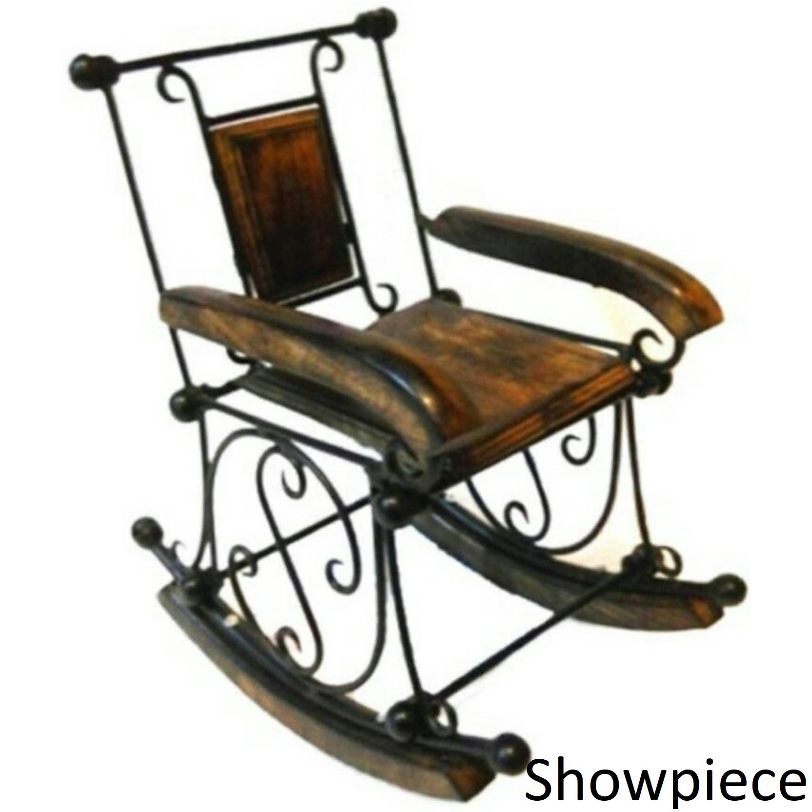 

Handicraft Decorative Showpiece - 26 cm (Iron, Black, Brown)