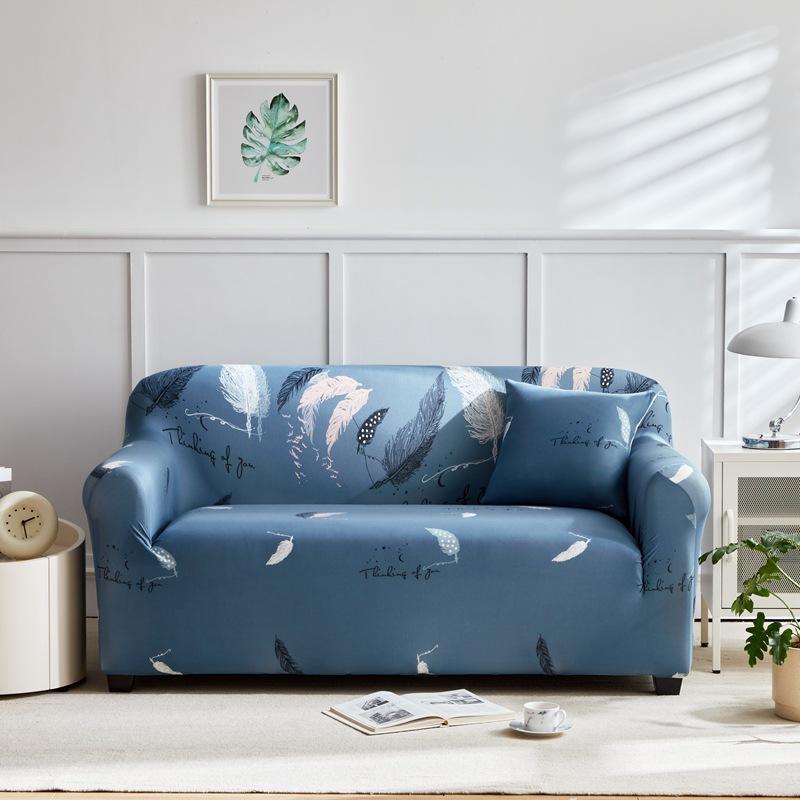 Anti Slip and Dust Proof Fabric Sofa Cover Cloth Ins Wind Elastic Sofa Cover Sofa Towel All Inclusive for All Seasons
