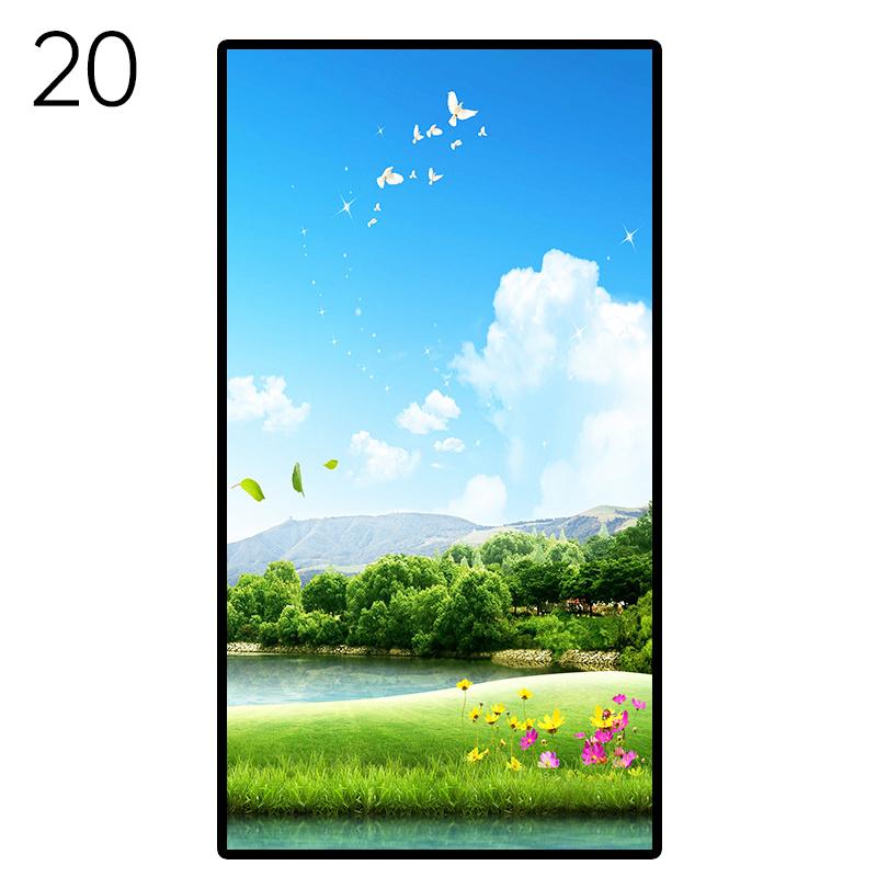 

Landscape Pattern Glass Films Static Cling Frosted Windows Film Bedroom Living Room Window Sliding Door PVC Glass Stickers 40x90cm