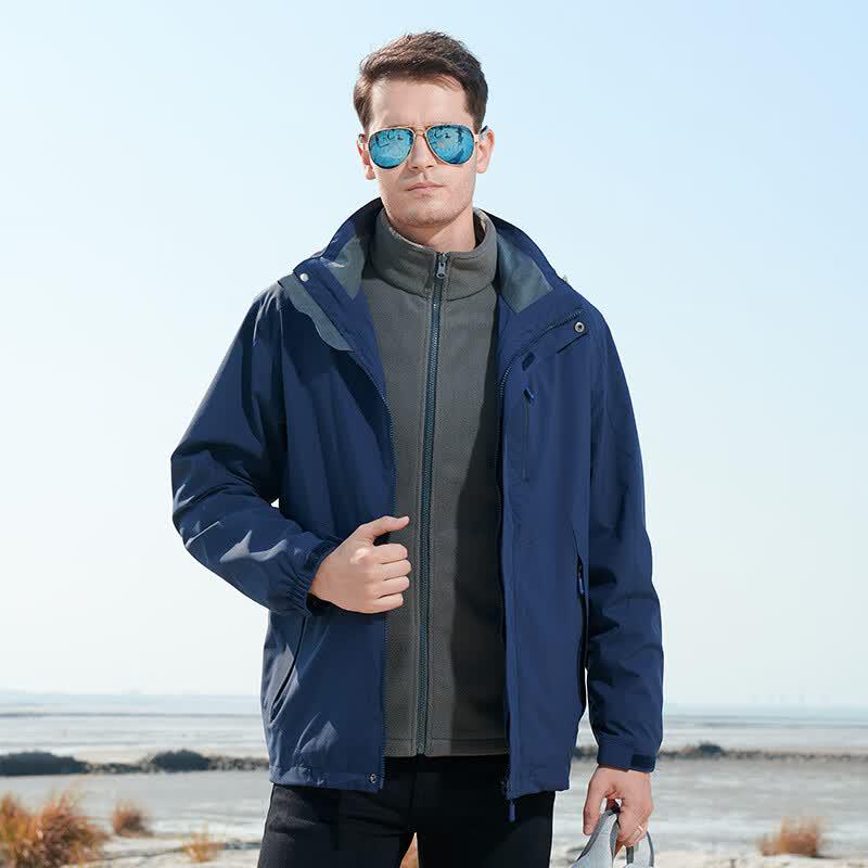 Paul Lanzhi Men's 3-in-1 Outdoor Jacket