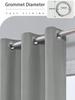 1pc Solid Blackout Curtains with Grommets, Total Privacy Drapes for Bedroom