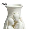 Niche Aesthetic Decor Abstract Human Body Art Vase Statue 3D Printed Embracing Couple Sculpture Vase Creative Anniversary Gift Decorative Dry Flower