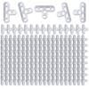 200 Pièces 10mm 3/8 Pouce Écarteurs pour Maçonnerie Couleur Transparente Pratiques pour les Projets de Revêtement de Sol et de Mur Sans Joint