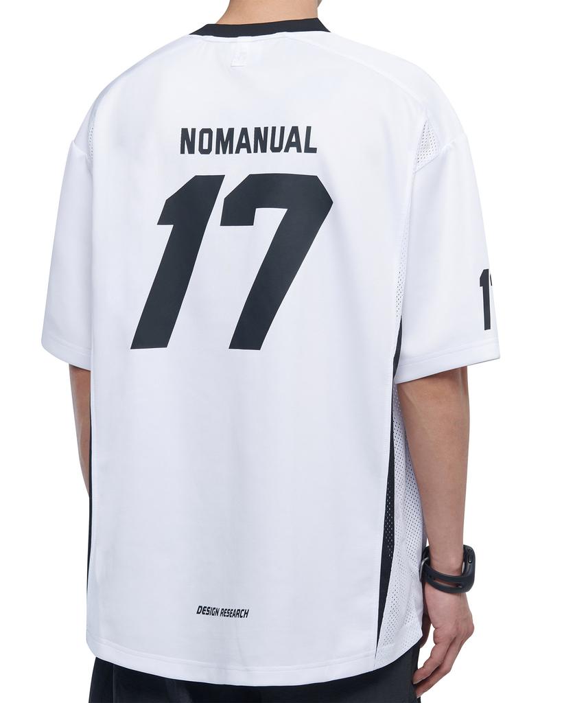 Nomaenyueol 17 Mesh Block Football Jersey - White