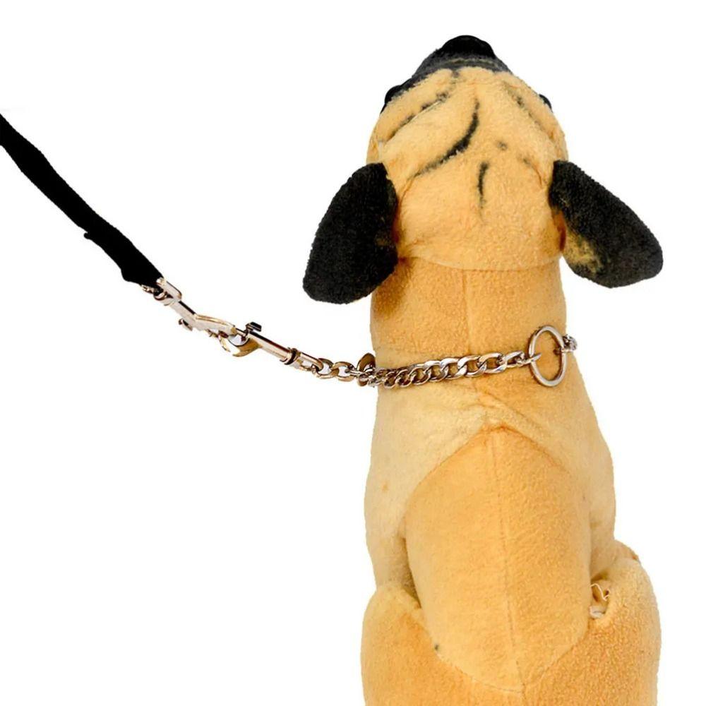 Stainless Steel 2 Way Dog Leash Wear Resistant Pet Training Lead Twin Lead for Two Dogs  Walking