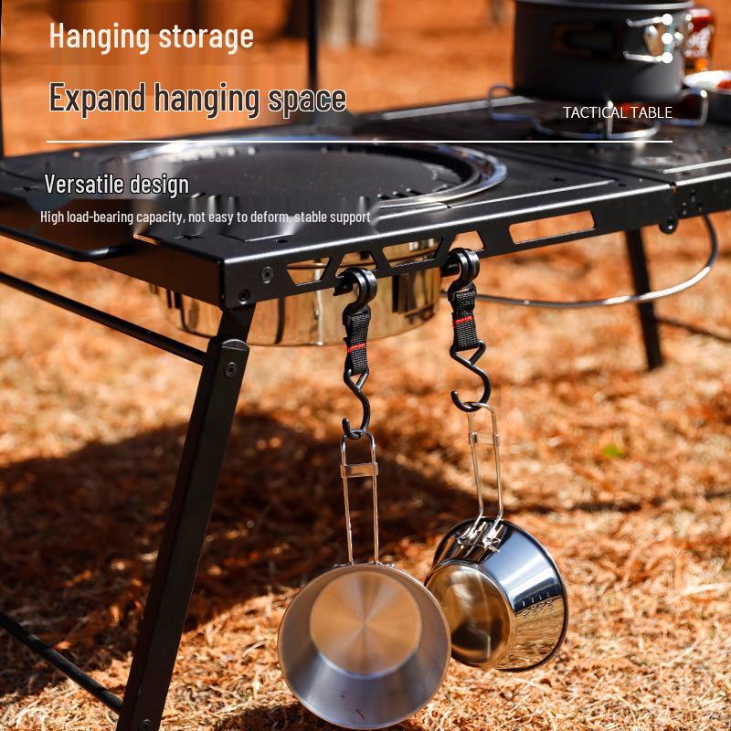 Tragbarer leichter Aluminium-Campingtisch - Faltbare taktische IGT BBQ-Tischplatte