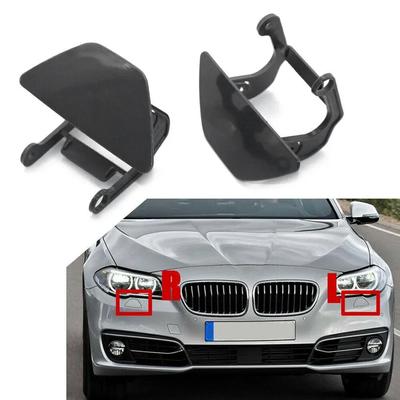 2pcs Plastic Bumper Headlight Front Washer Cover 51117332683 51117332684 Accessories Parts Plastic For BMW 535i F10 F18