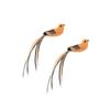 Simulation Bird Cat Toys Funny Interactive Peacock with Bell Cat Stick Toy for Kitten Playing Teaser Wand Toys Pet Cats Supplies
