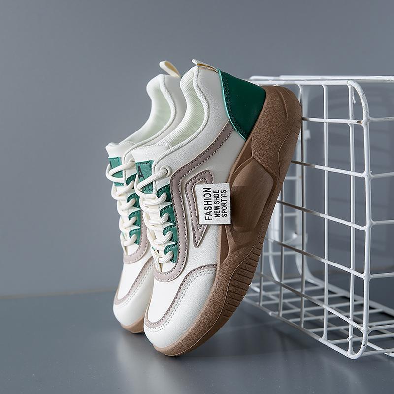 Fashion Autumn New Women's Flat Vulcanized Shoes Casual Breathable Student Leisure Shoes Hot Sale Female Platform Walking Shoes De Mujer