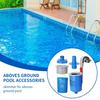 Aboves Ground Pool Skimmer Kit Wall Mount Pool Maintenance Skimmer Cleaner Debris Remover Automatic Cleaning Supplies