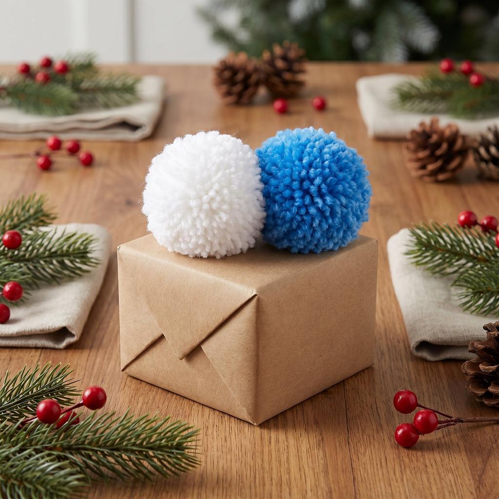 Colorful Wool Yarn Ball Decoration Soft Textile Craft Home Room Party Creative DIY Decorative Accessory Pom Pom Ornament