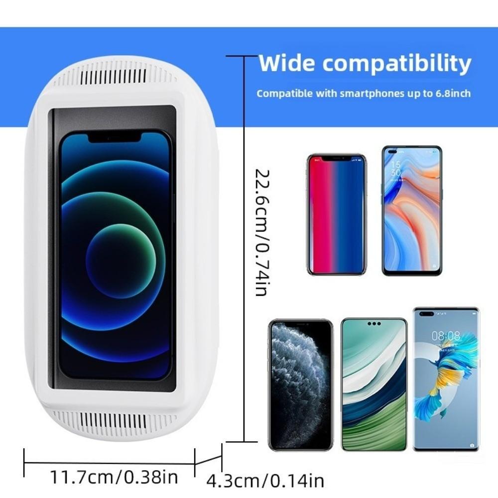 Wall Mount Shower Phone Holder Anti-Fog Mobile Phone Box High Quality Phone Case Kitchen Bathroom