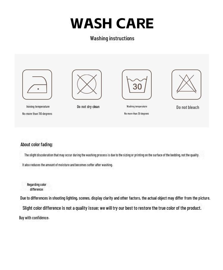 Duo Xi Ai Mei Autumn/Winter Sanded Cotton Bedding Set: 4-Piece Embroidered Quilt Cover, Bed Sheet Gift Set