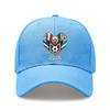 [Patriotic Baseball Cap] 2026 Soccer Theme Print Unisex Adjustable Breathable Lightweight Polyester Hat For Outdoor Sports Festivals Gift - Dad Hat,