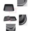  Square Cake Pan 8 inch Cake Baking Pan Non-Stick Bakeware Cake Make Pan