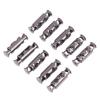 10Pcs Metal Double Hole Head Spring Buckle Cord Lock Elastic Adjustment Buckles Tightening Fasteners Locks Sewing Tools