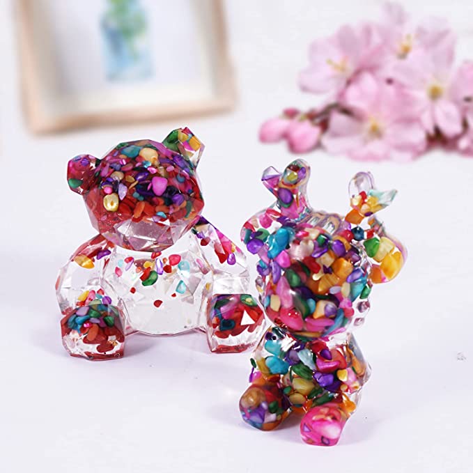 20pcs Hot Crystal 3d Animals Custom Silicone Molds Resin Mold Silicone Jewelry Moldes De Silicona Para Resina Epoxi
