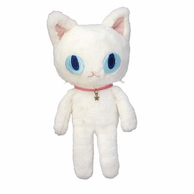 Naitou Design Blue World Plush Toy S, Peony Cat Plush Toy, Approximately 24cm Tall
