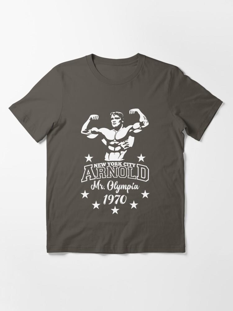2026 Summer Arnold Schwarzenegger Mr Olympia Essential TShirt Mens WomensCotton Oversized Tshirt Luxury Fashion Y2K Tshirt M