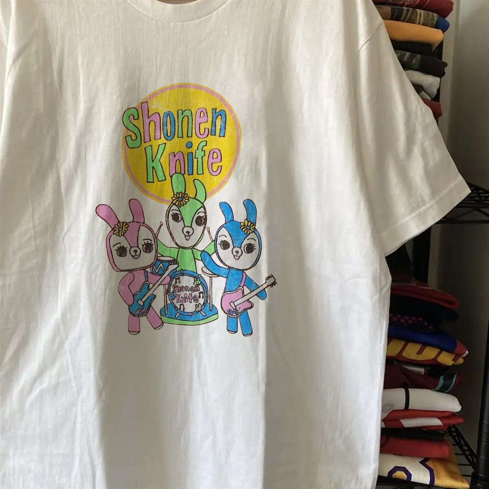 1997 Shonen Knife Promo T-Shirt White XXL S