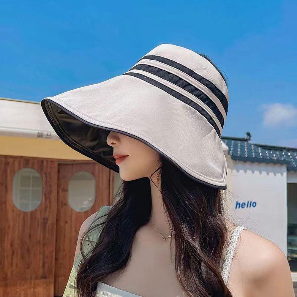 

Panama Cap Beach Hats Uv Protection Sun Protection Caps Wide Brim Cotton Bucket Hats Women Hats